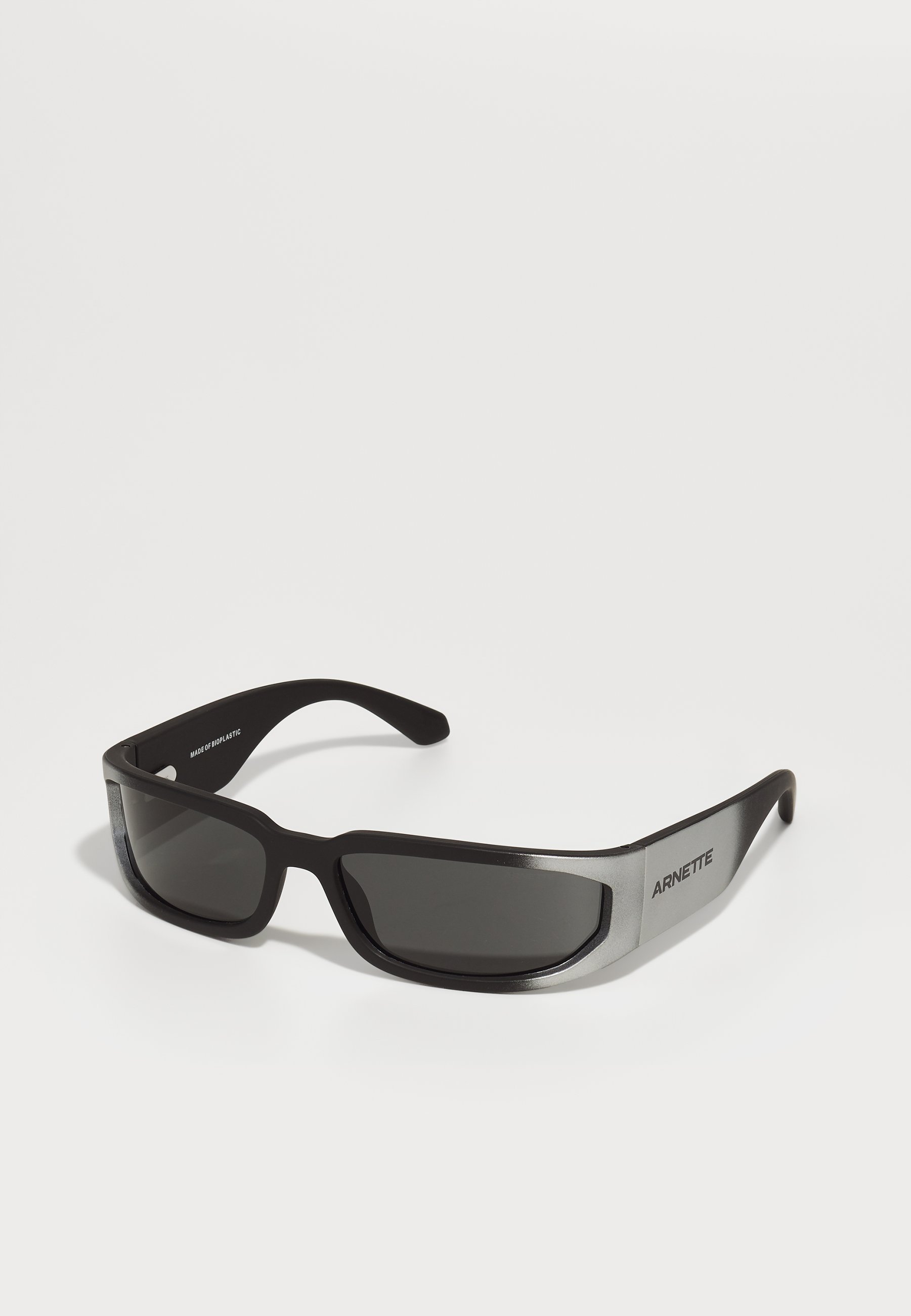 Arnette SMAZE UNISEX - Sonnenbrille - matt schwarz/silberfarben