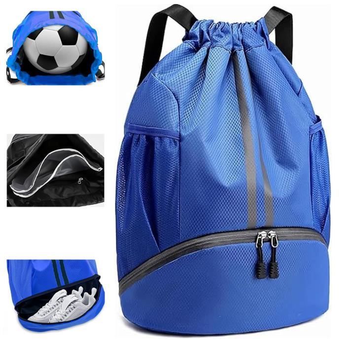Sac à Dos Enfant - Bleu - Tissu Oxford Imperméable - 47x15x32cm - 30L - Sangles Réglables