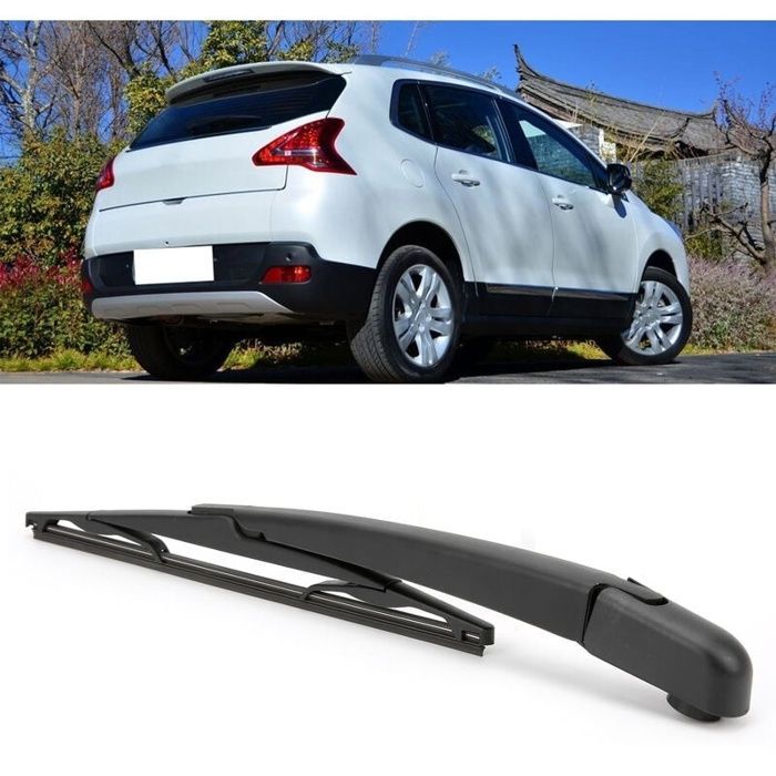 Escobilla limpiaparabrisas trasera, brazo y escobilla limpiaparabrisas trasera, para Peugeot 3008 (ventana trasera, 2009-2016)