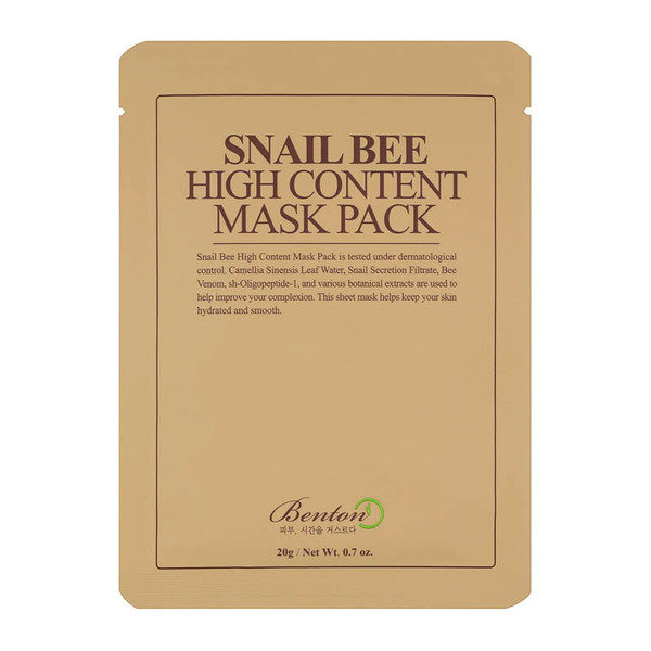Benton Snail Bee høyt innhold maskepakke 20g