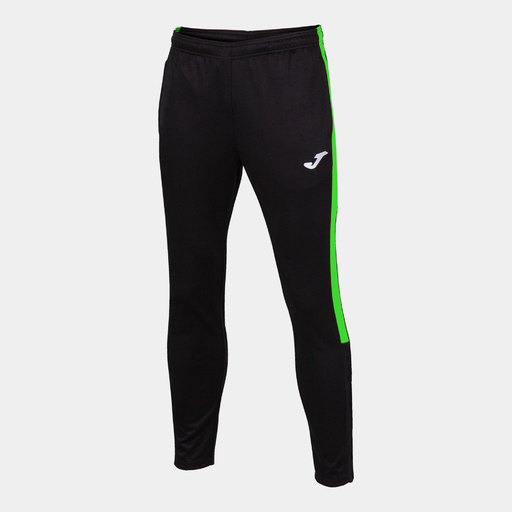  Pantalón Largo Joma Eco Championship Negro Verde Fluor