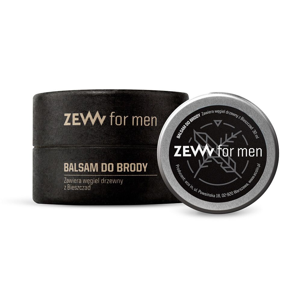 Balzamy na bradu s aktívnym uhlím Zew For Men
