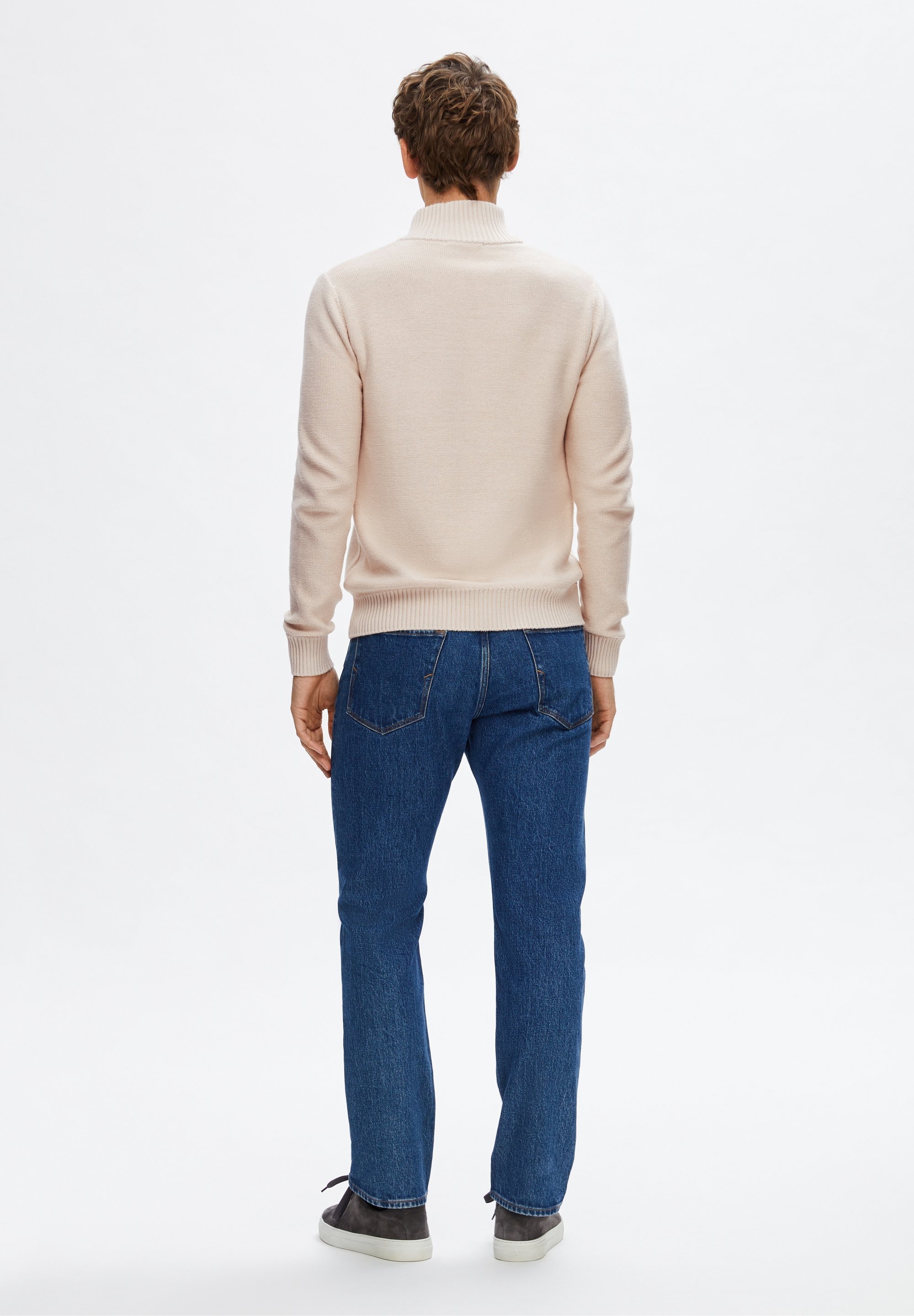 Selected Homme pulóver - törtfehér