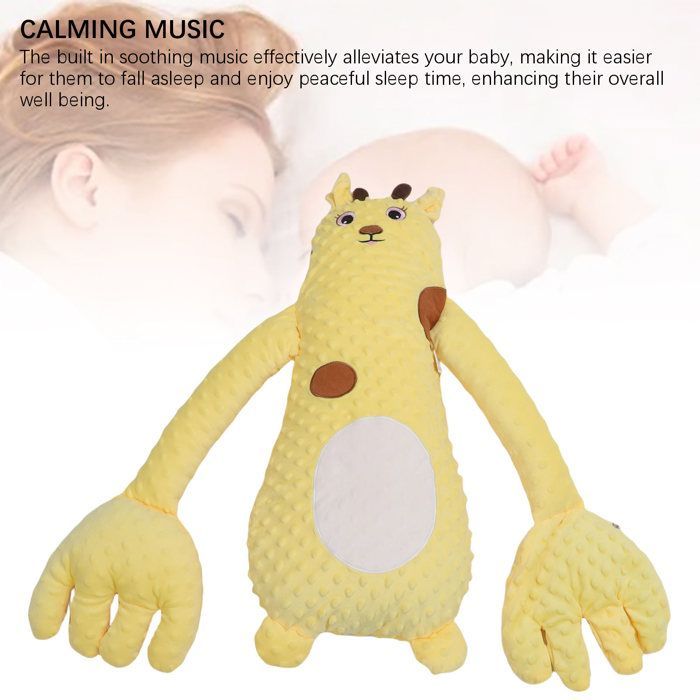 SHI- Baby Sleeping Palm with Remote Control, Red Bean Filling Toy Accessory