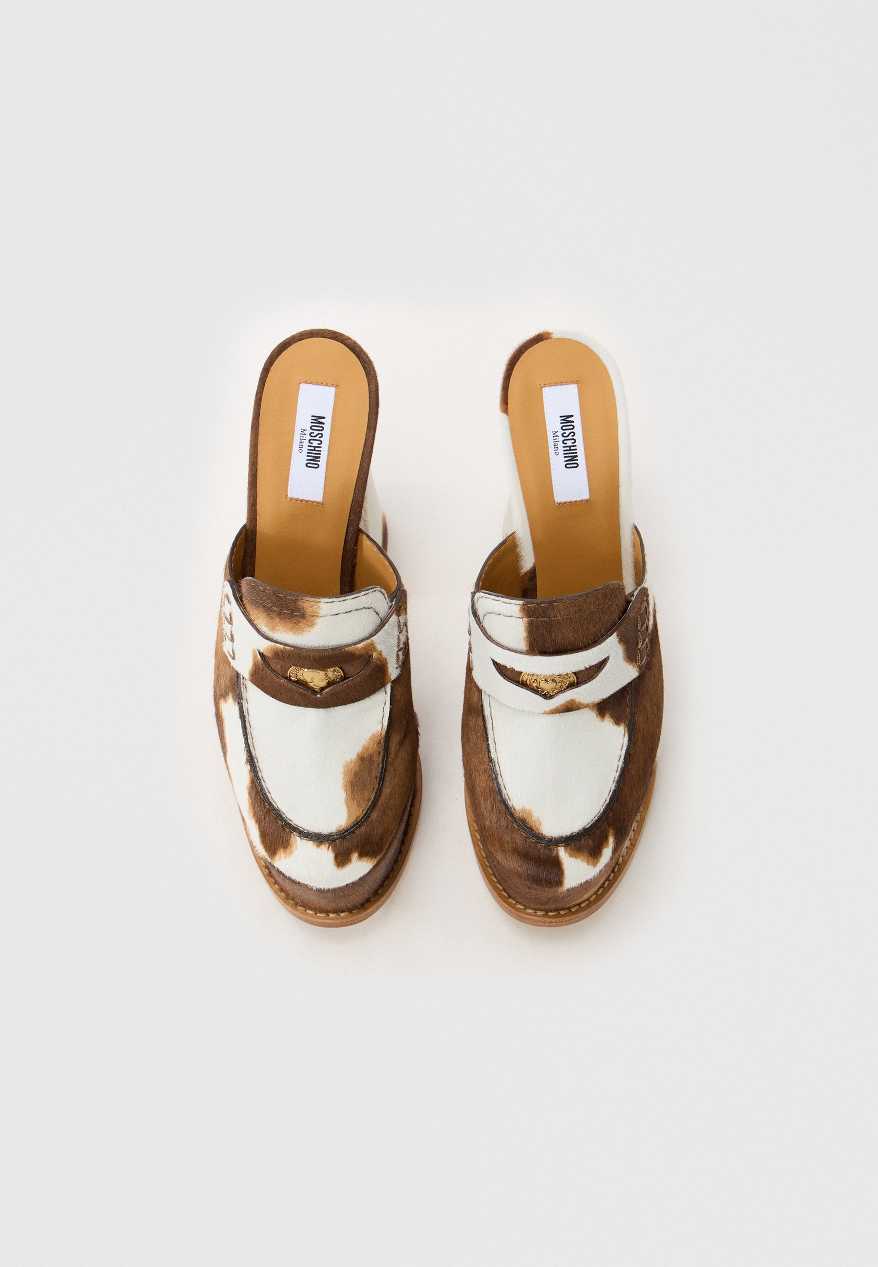 MOSCHINO sandalen met hoge hakken - bianco