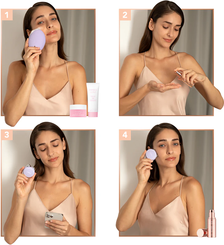 FOREO BEAR™ 2 go mikroproudní tónovací přístroj na obličej