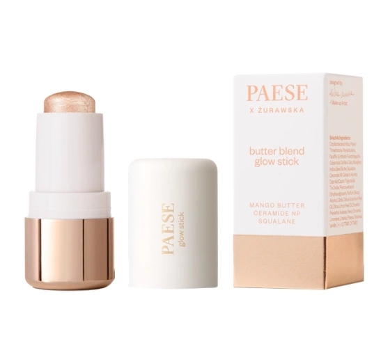 Paese x Żurawska Butter Blend Glow Stick masełkowy rozświetlacz do twarzy w sticku  01 Fresco 6 g