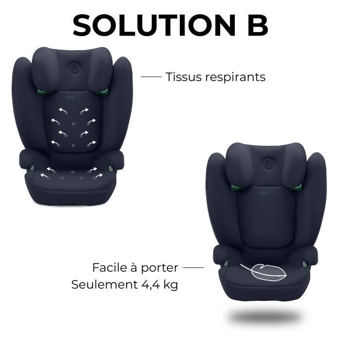 Silla de coche Cbx by Cybex Solution B i-Fix para niños de 3 a 12 años, de 15 a 50 kg y de 100 a 150 cm - Azul