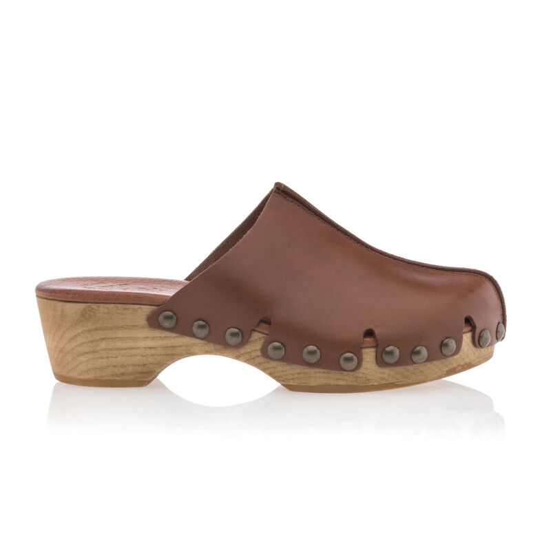 Γυναικεία καφέ mules/τσόκαρα