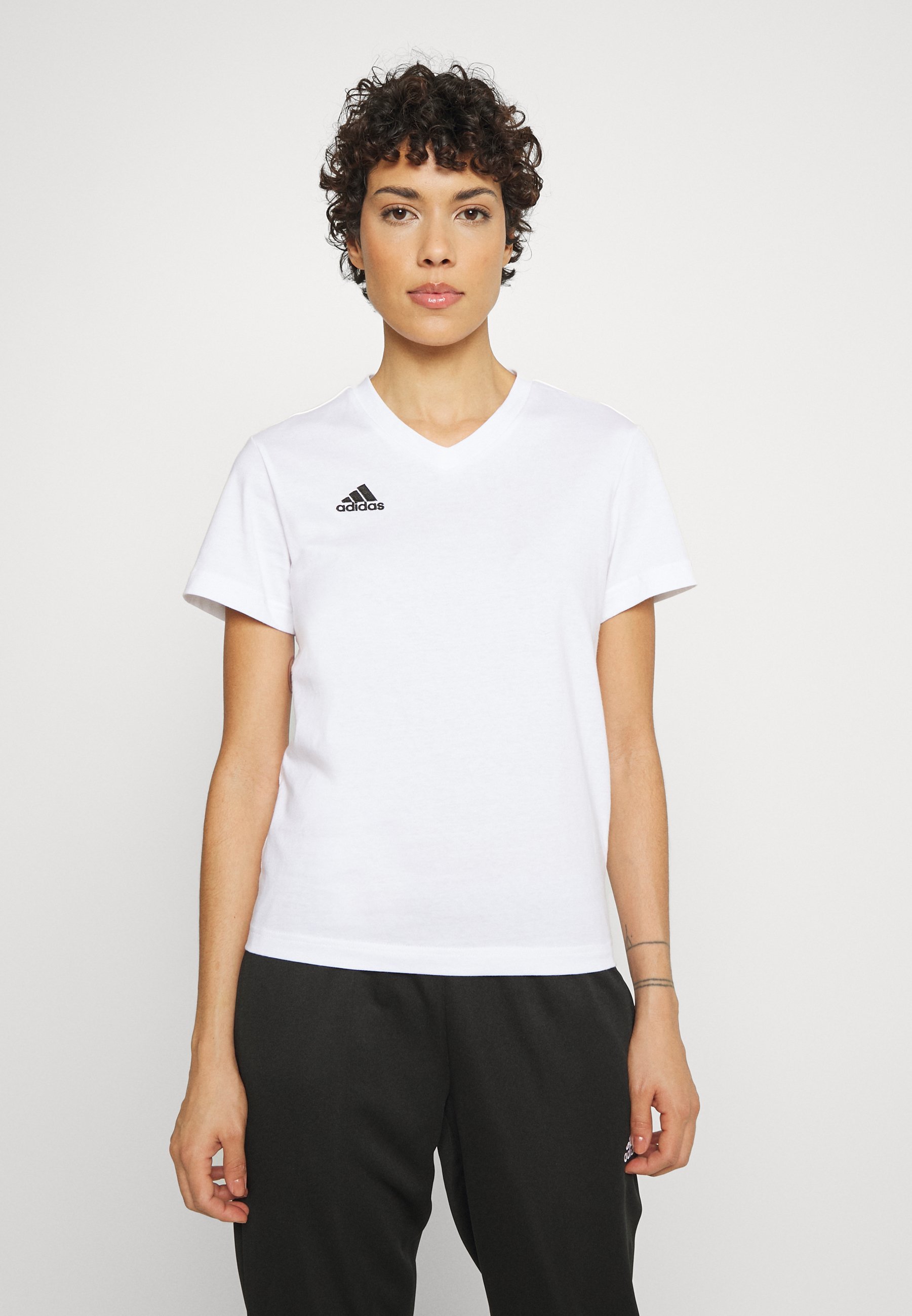 adidas Performance ENTRADA - Základní tričko - bílá