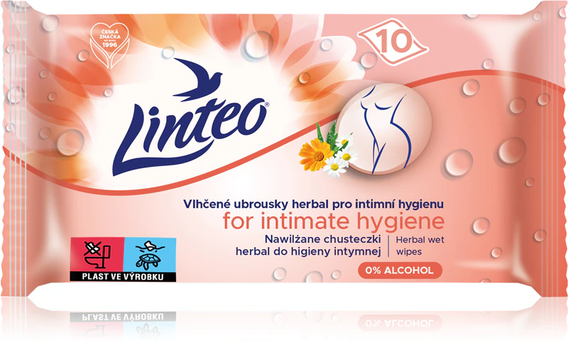 Linteo vochtige doekjes voor persoonlijke hygiëne en intieme hygiëne