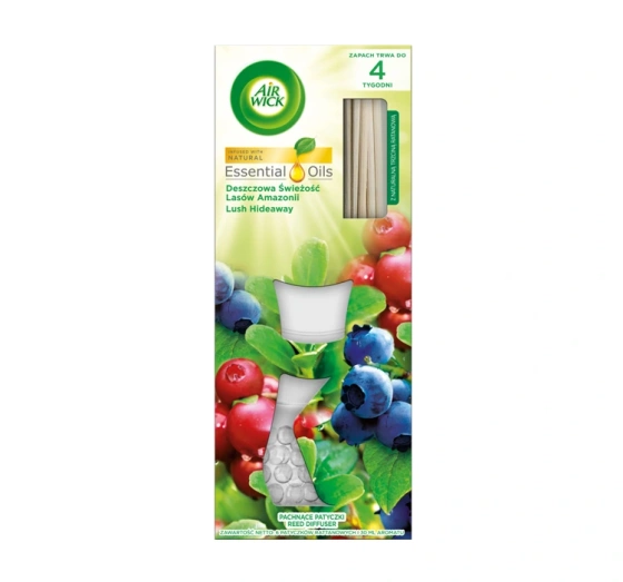 Air Wick patyczki zapachowe Deszczowa Świeżość Lasów Amazonii 30 ml