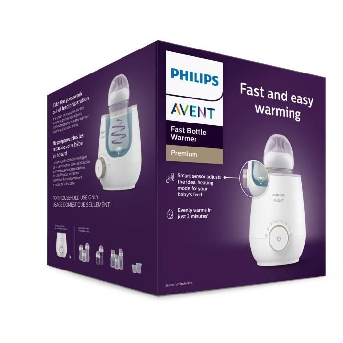 Scaldabiberon elettrico - PHILIPS AVENT - Riscaldamento uniforme - Tecnologia a bagnomaria - Timer - Spegnimento automatico
