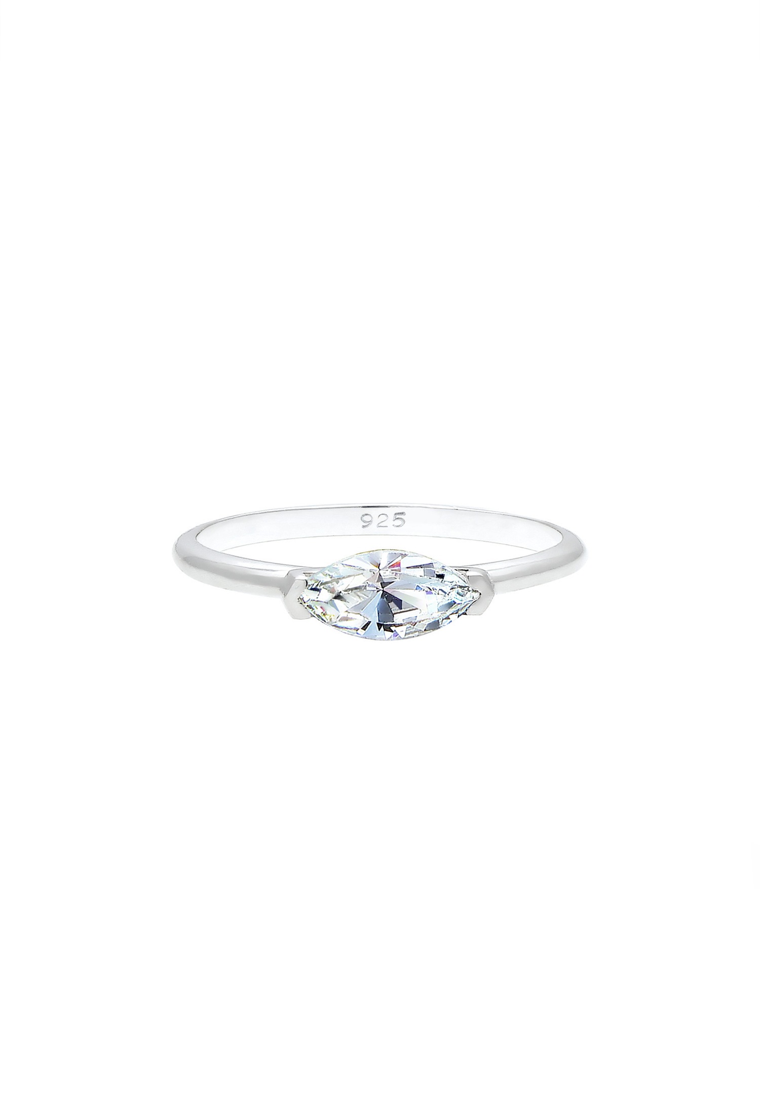 Elli Femmes Marquise avec cristaux en argent sterling 925