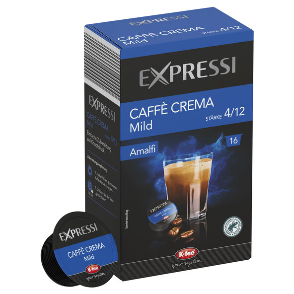 Caffè Crema Capsule de cafea blanda, 6 x 125 g