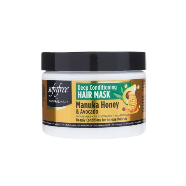 Mască de păr SNF Naturals Deep Cond cu miere de Manuka și avocado