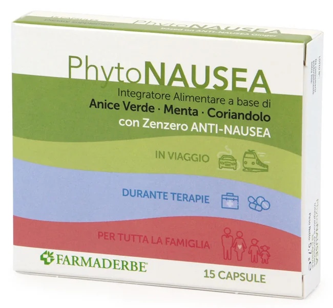 FARMADERBE Phyto misselijkheid 15 capsules