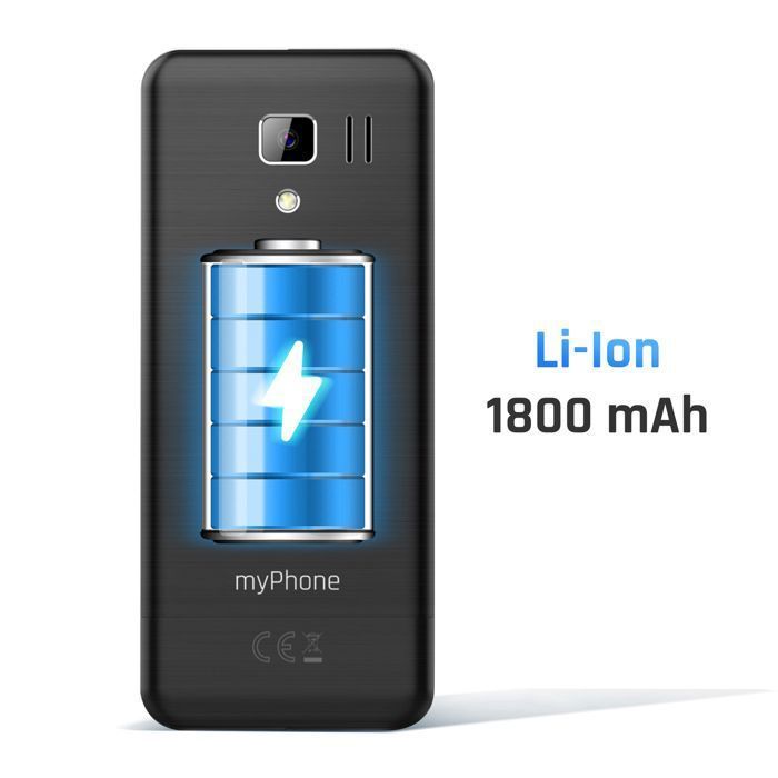 Téléphone Senior - MYPHONE - myPhone 3510 LTE - Grand Écran - Autonomie 7 Jours - Double SIM VoLTE