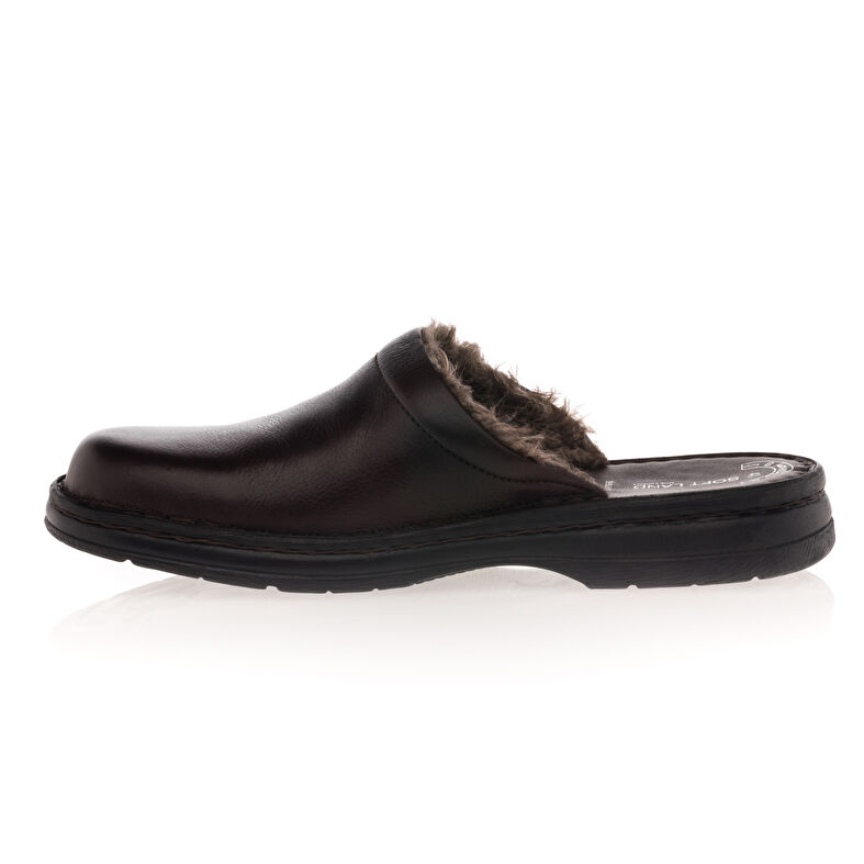 Zuecos/mulas marrones para hombre