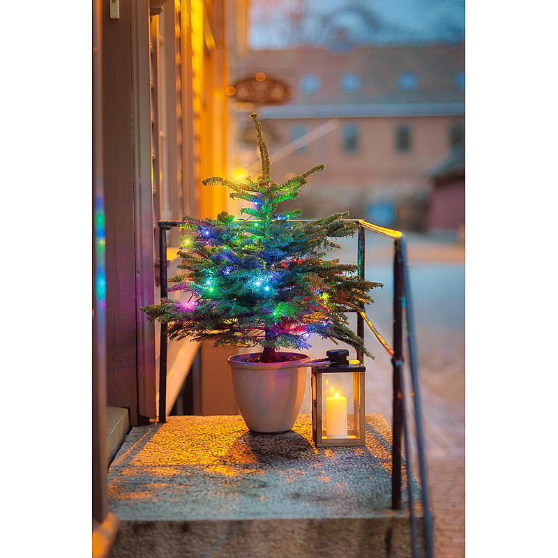 Luci decorative per la casa, 50 LED multicolore, aurore boreali