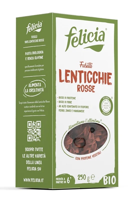 Felicia Biologische Linzen Fusilli 250g