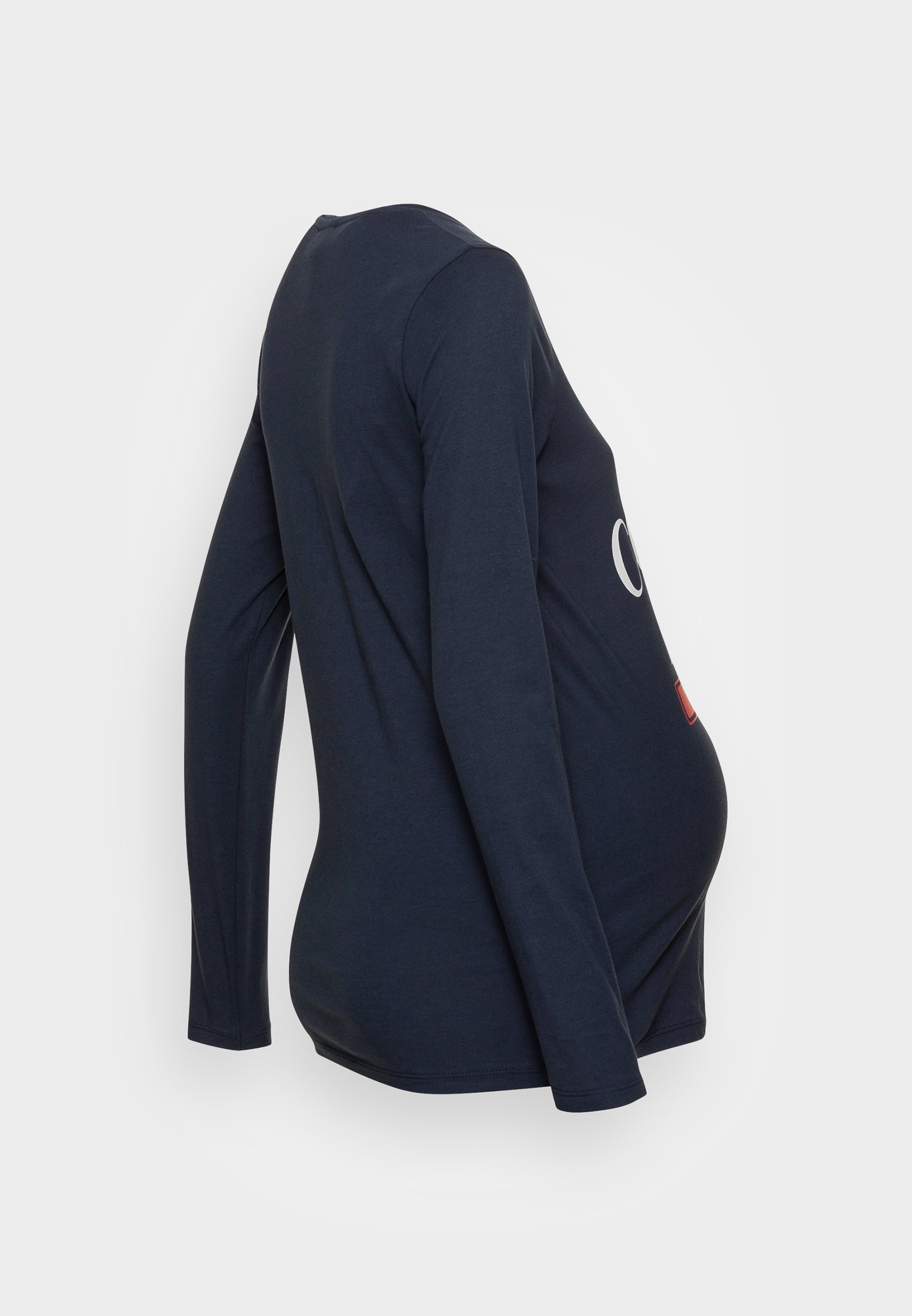 MAMALICIOUS CHRISTMAS - Top met lange mouwen - marineblauwe blazer