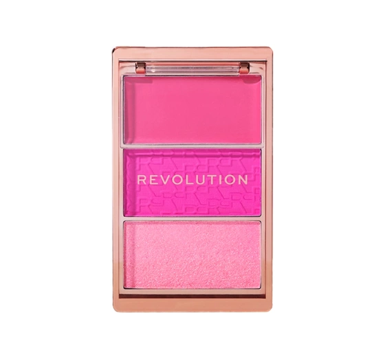 Makeup Revolution Icon Blush paleta różów Hot Pink Flag 9,8g