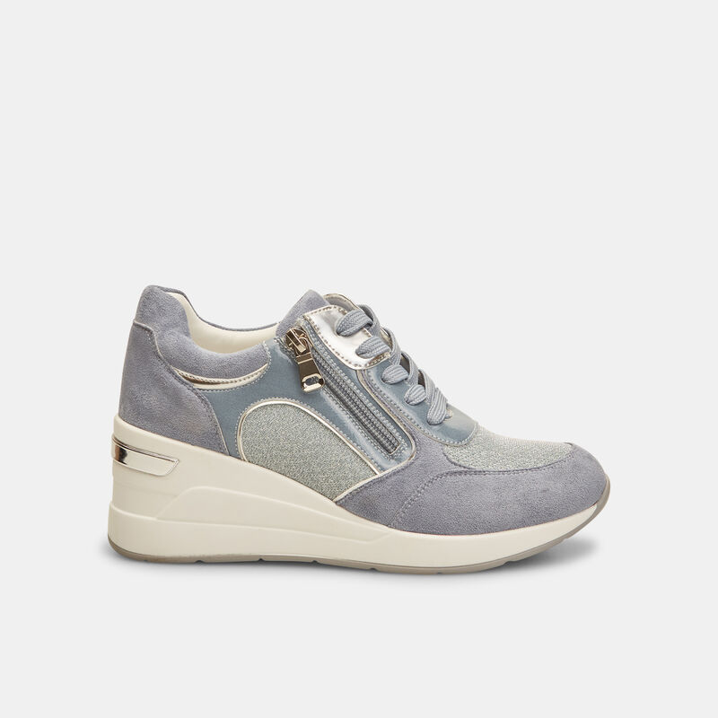 Damsneaker med platåsula och dragkedja