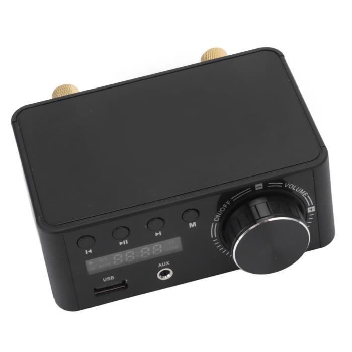 Mini amplificador de audio digital HiFi - SALUTUYA - 80W+80W - Bluetooth 5.0 - Estéreo 2.0 - DC9V-24V