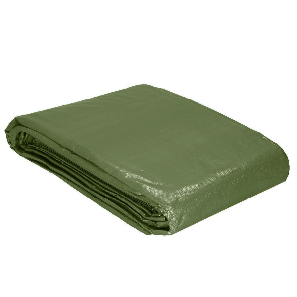 Plandeka 3x3m 120g/m2 gruba płachta ochronna zielona