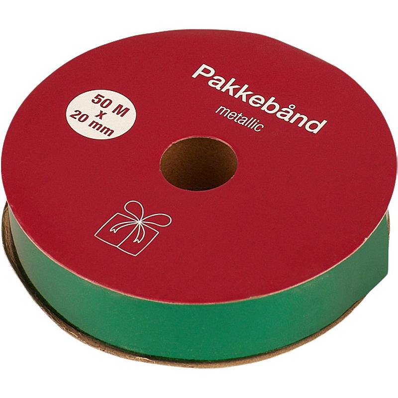 Hjem Pakketape 50 mx 2 cm metallisk
