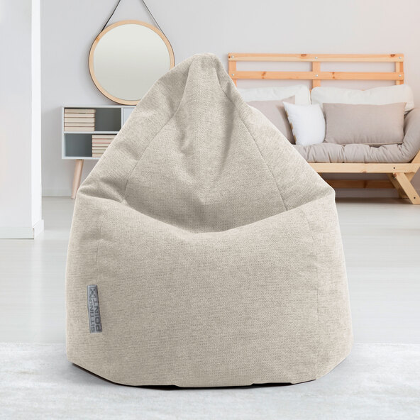Lord Beanbag XL innendørs saccosekk, beige