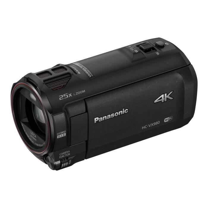 Videocamera Panasonic HC-VX980 4K - 18,91 MP, zoom ottico Leica 20x - Nera
