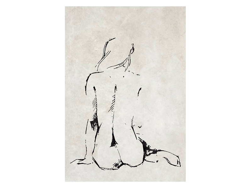 Plakat Line art Kobieta No.2 50x70 cm