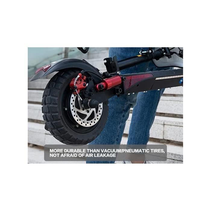 Neumático macizo de 10 pulgadas, neumático macizo sin cámara 10X2.70-6.5 para scooter, neumáticos macizos a prueba de pinchazos para
