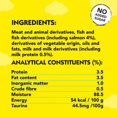 Dreamies Creamy Snacks with Salmon