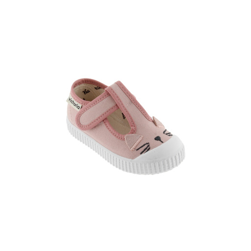  Zapatillas De Lona Victoria 1915 Con Motivos De Animalitos Y Cierre De Tira Adherente