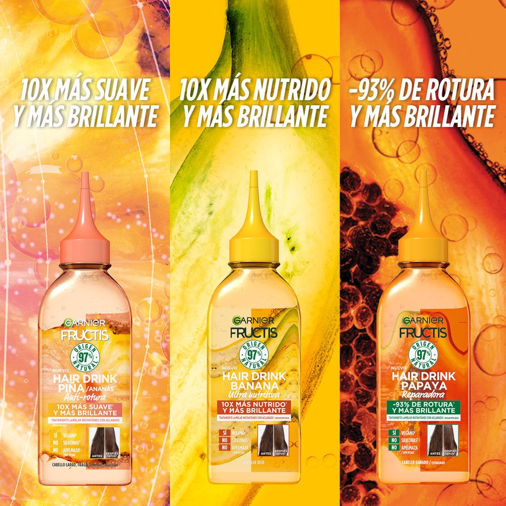 Fructis Hair Drink Papaya Repair Treatment Olja in tretmaji za lase