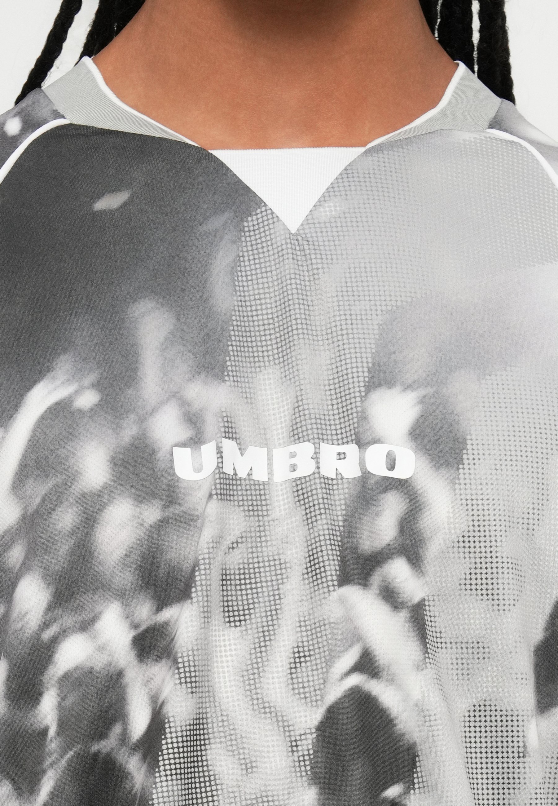 Umbro PANELLED UNISEX - Print-T-Shirt - Harbor Mist