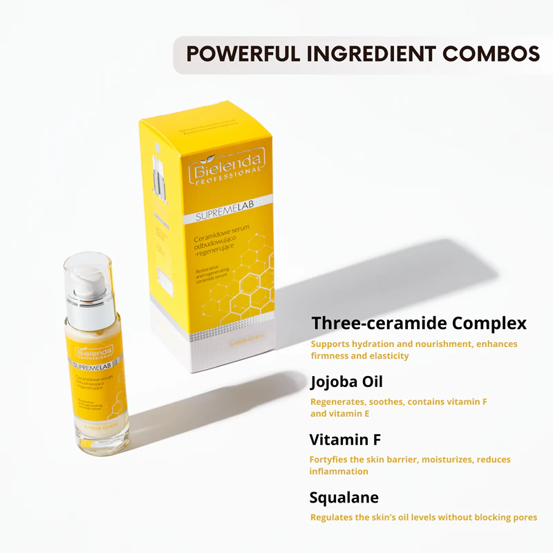 Sérum regenerador Bielenda Professional Supremelab Barrier Renew para pele seca e desidratada