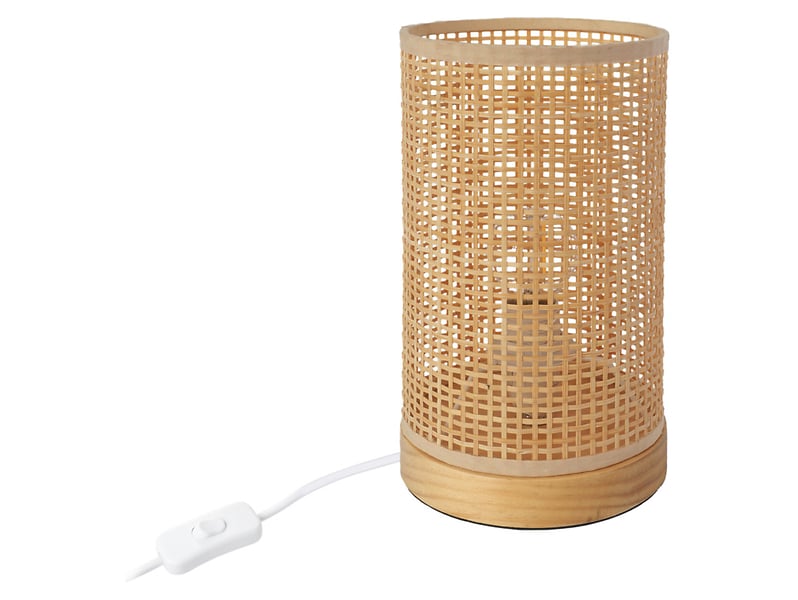 Lampa stołowa KB Ednes  bambusowa beżowa