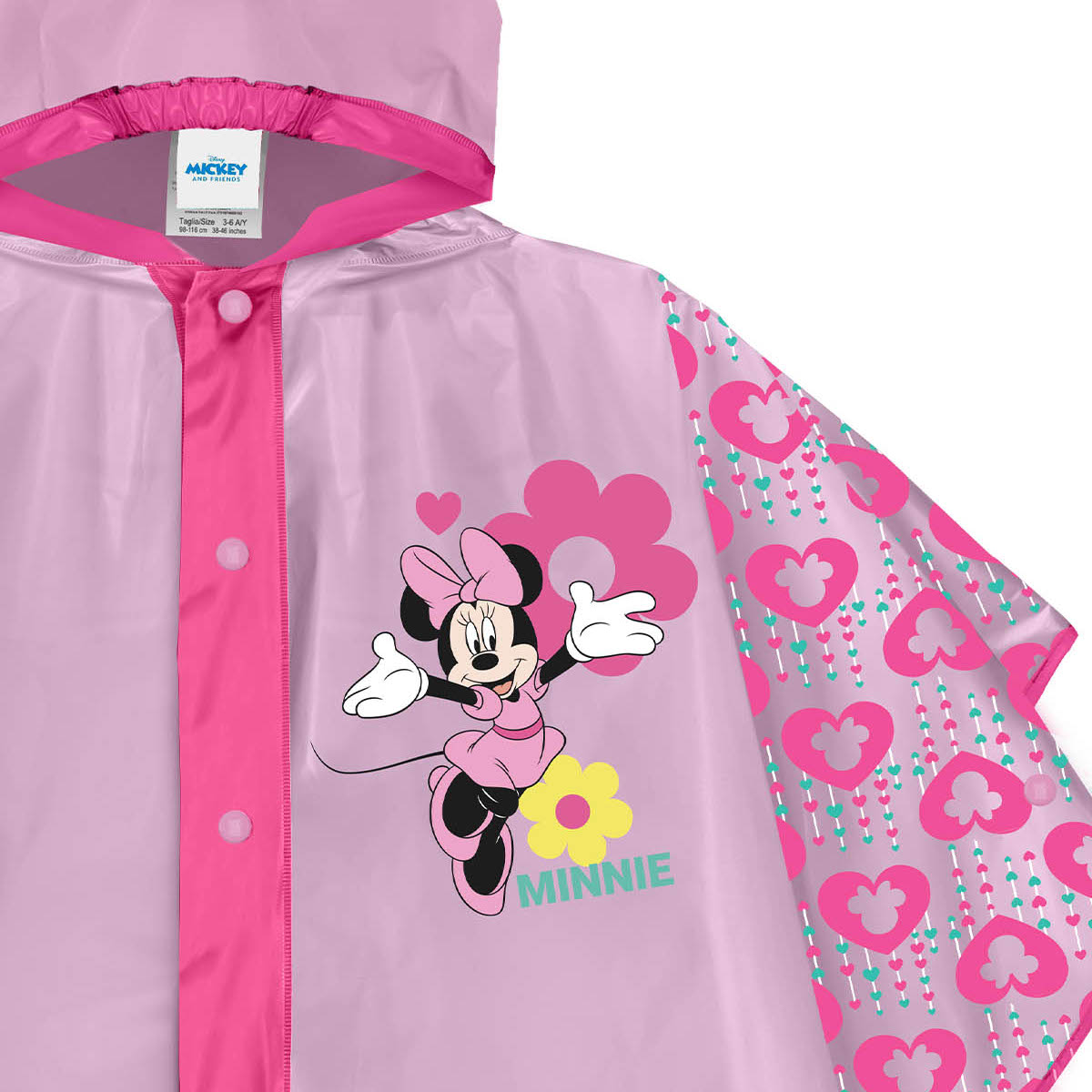 Dešťové pončo Minny Mouse, věk 3-6 let