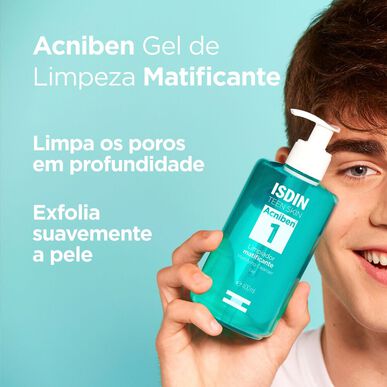 Isdin Acniben 1 Mattgjørende Rensegel for Ansikt og Kropp 400 ml