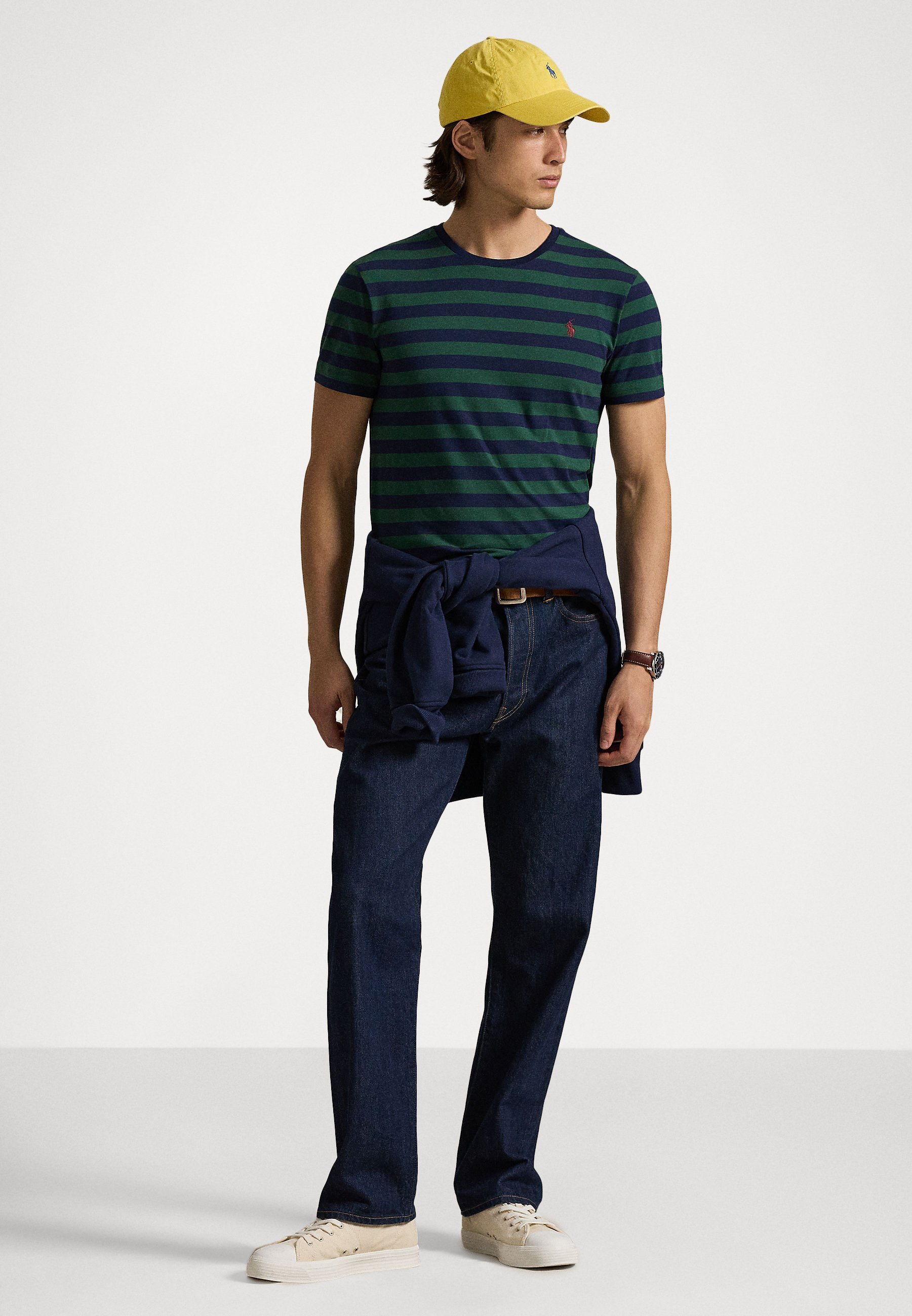 Polo Ralph Lauren SSCNCMSLM2-T-shirt met korte mouwen - T-shirt met print - vintage pine/cruise navy