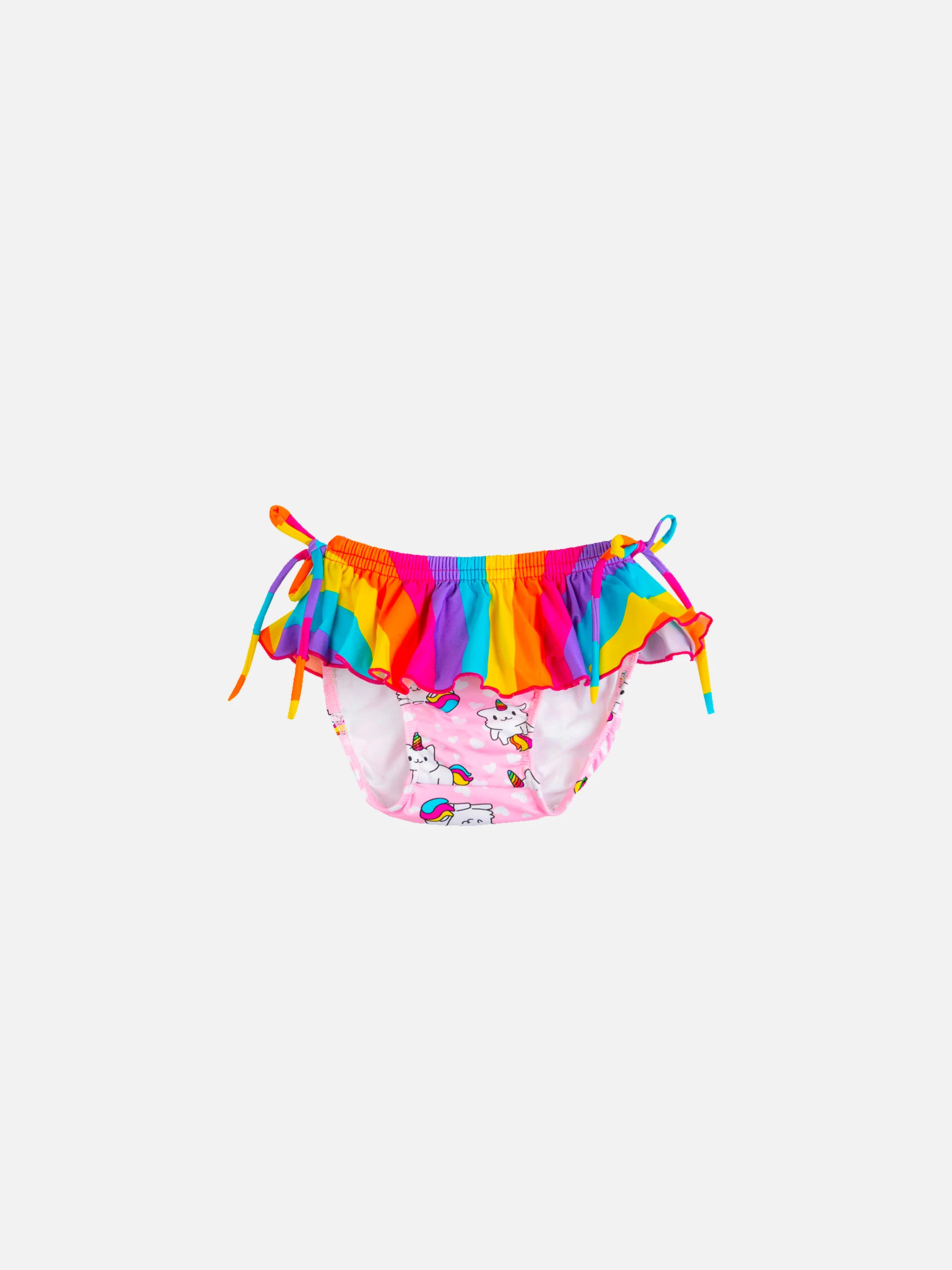 Babybadje voor meisjes met eenhoorn-kattenprint