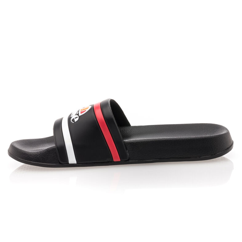 Férfi fekete flip-flop papucsok / tanga szandálok