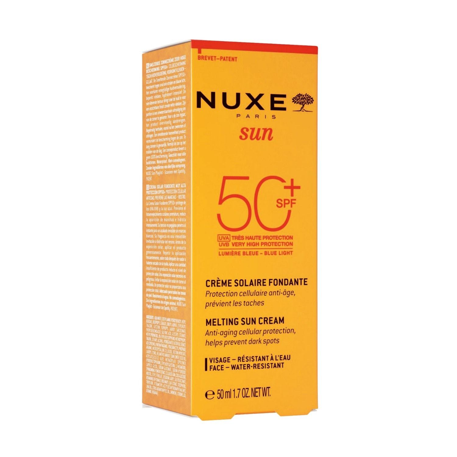 NUXE krema za sončenje z visokim zaščitnim faktorjem 50 - 50 ml