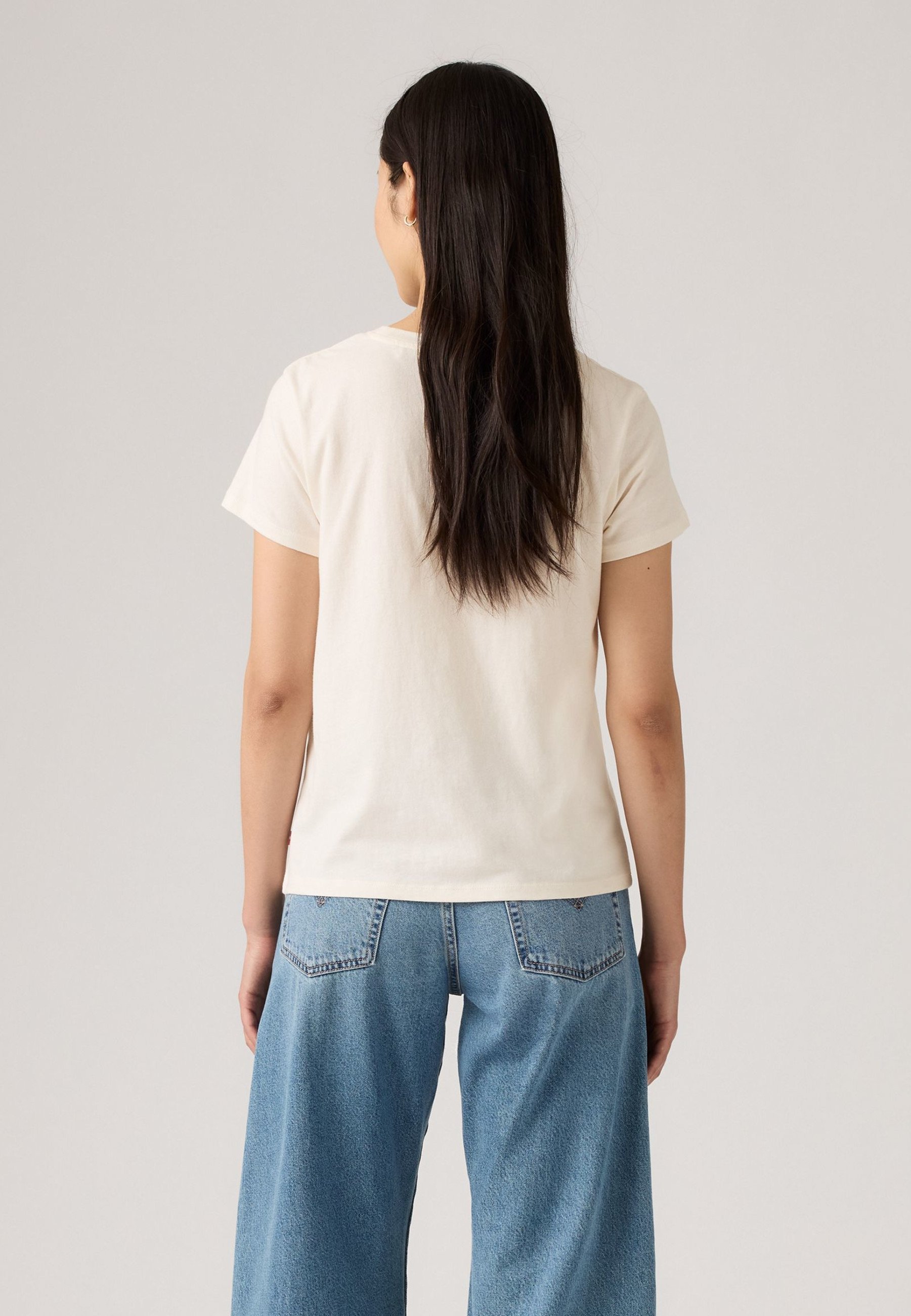 Levi's® HET PERFECTE T-SHIRT - T-shirt met print - gab rose bw fill egret