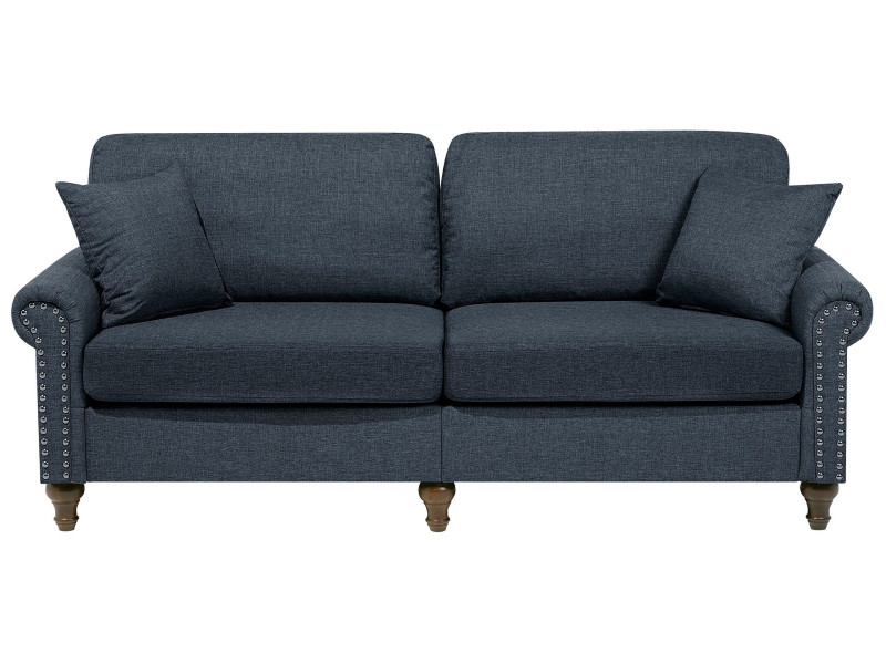 Sofa kanapa trzyosobowa tkanina szara