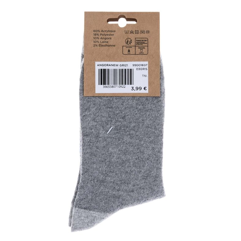 Chaussettes et collants Femme Gris